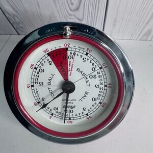 Vintage Aristo Basketball Football Timer Works Red Sports Decor